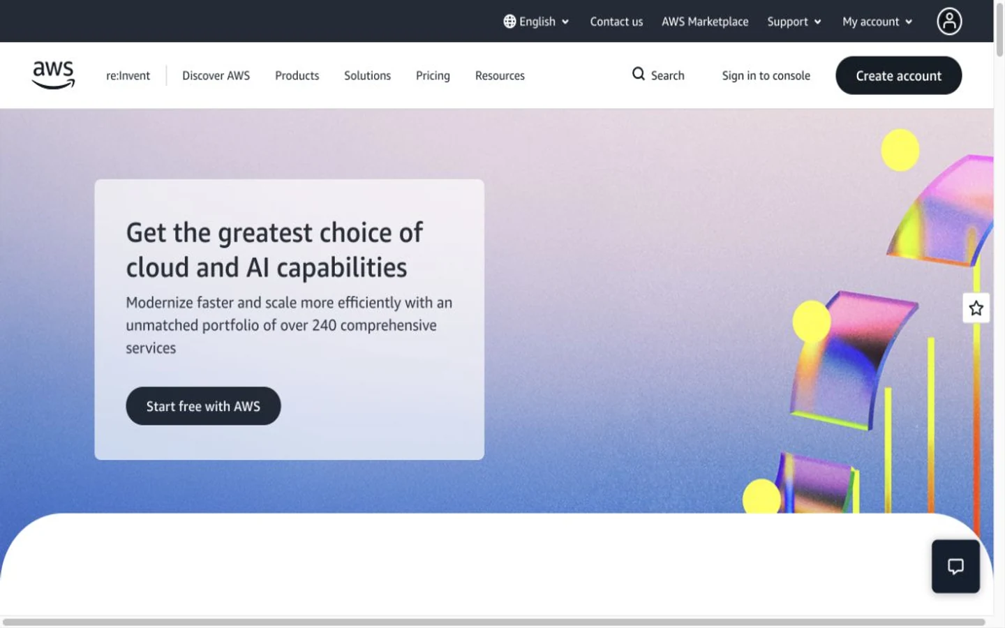 Screenshot of the Amazon Comprehend homepage, captured on 2026-09-24