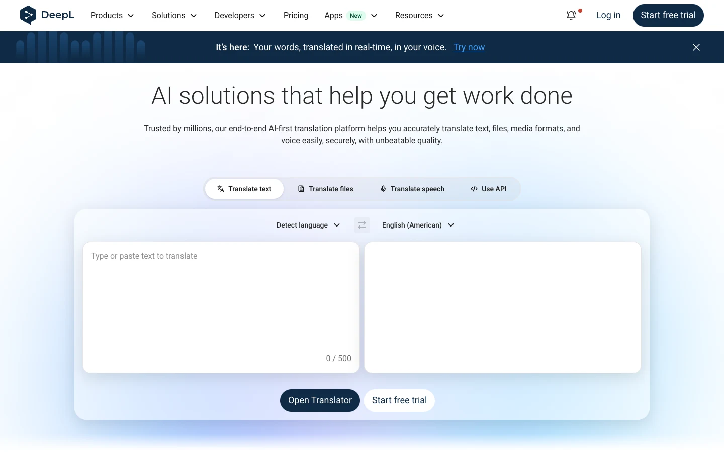 Screenshot of the DeepL Write homepage, captured on 2026-09-24