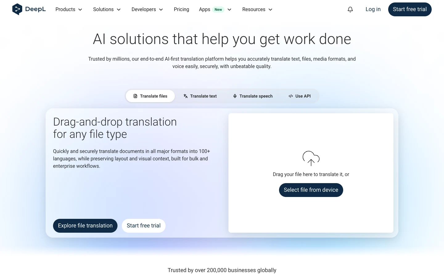 Screenshot of the DeepL Write homepage, captured on 2026-09-29