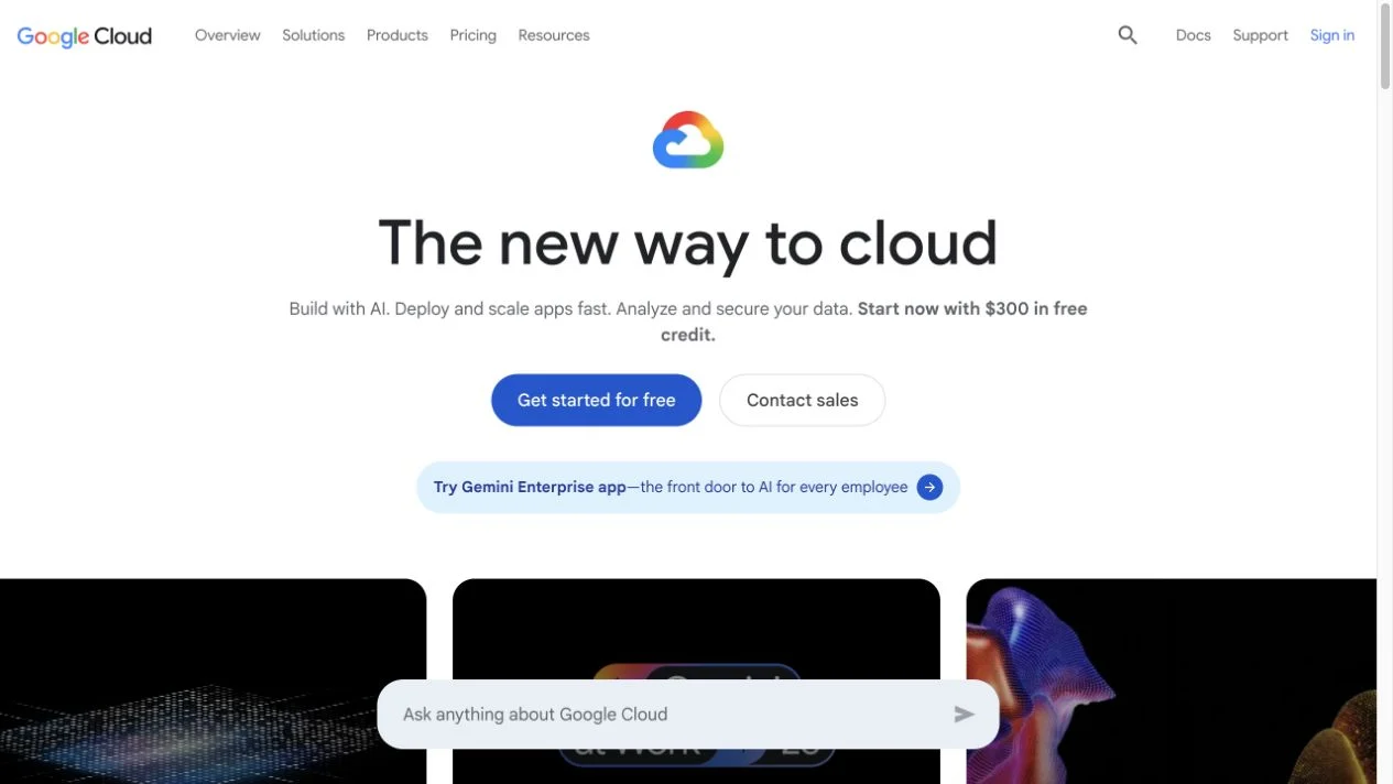 Screenshot of the Google Cloud Natural Language homepage, captured on 2026-09-23