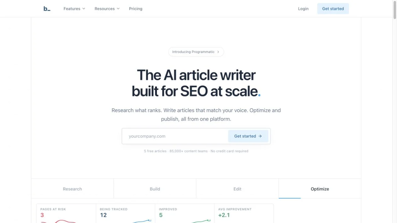 Screenshot of the Byword homepage, captured on 2026-09-18